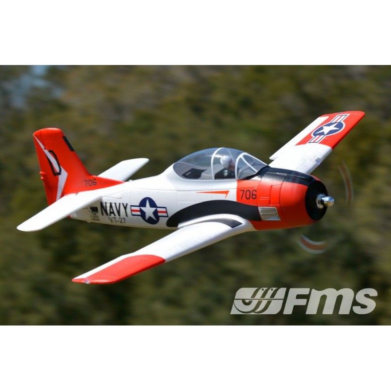 1/8 Plane 1400MM T-28 (V4) Red PNP kit