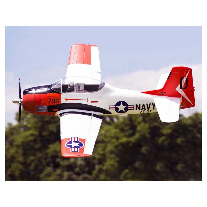 1/8 Plane 1400MM T-28 (V4) Red PNP kit