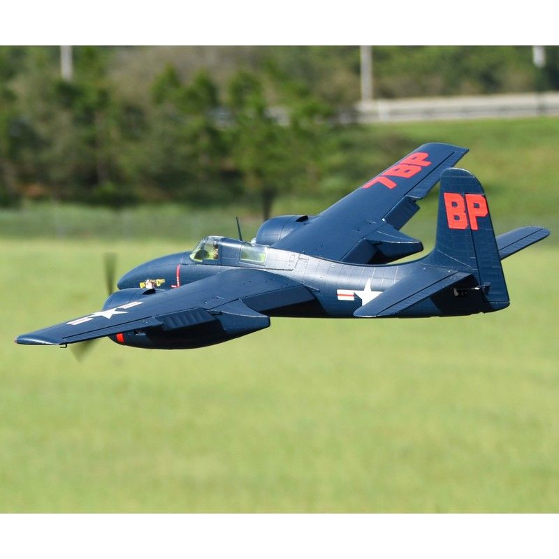 1/9 Plane 1700mm F7F Tigercat Blue PNP kit w/ reflex system