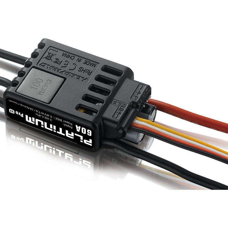 Platinum Pro 60A 2-6s BEC 7A for 450 Heli 3D and .50 Plane