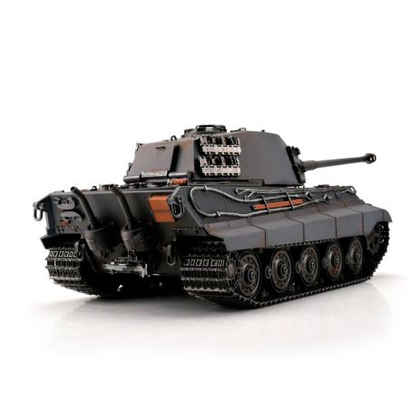 1/16 RC King Tigre Gris IR Fumée | Ventedemodelisme.fr
