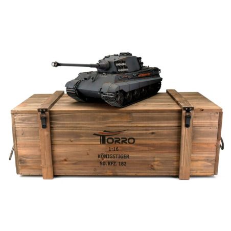1/16 RC King Tigre Gris IR Fumée