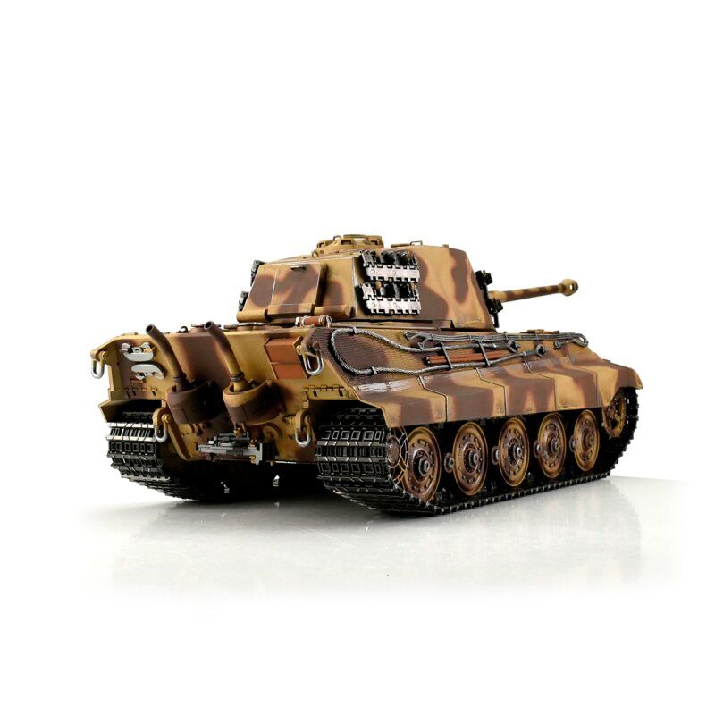 1/16 RC King Tiger camouflage 1944 Front de l’Est IR fumée | Ventedemodelisme.fr