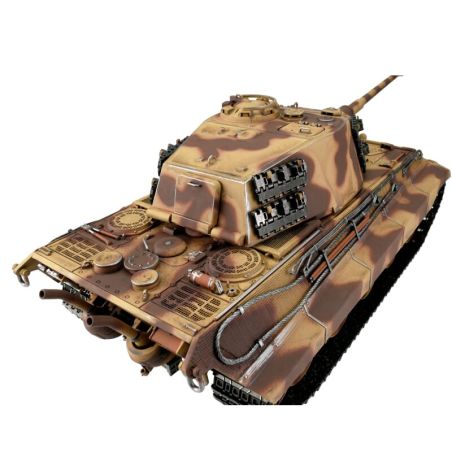1/16 RC King Tiger camouflage 1944 Front de l’Est IR fumée | Ventedemodelisme.fr