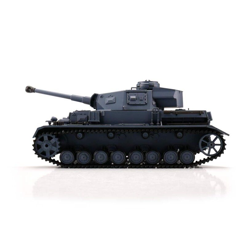1/16 RC PzKpfw IV Ausf. F2 gris BB+IR | Ventedemodelisme.fr