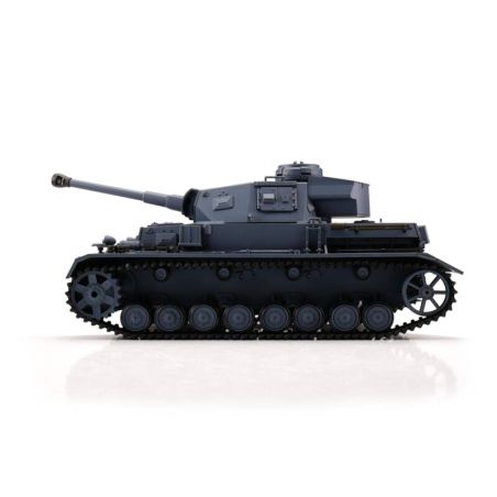 1/16 RC PzKpfw IV Ausf. F2 gris BB+IR | Ventedemodelisme.fr