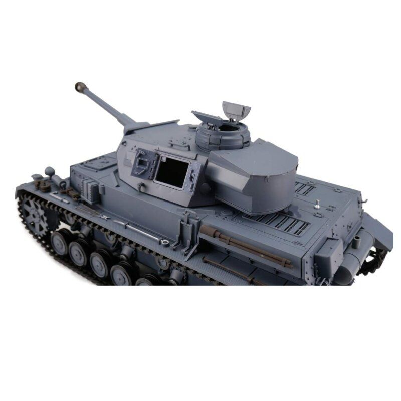 1/16 RC PzKpfw IV Ausf. F2 gris BB+IR | Ventedemodelisme.fr