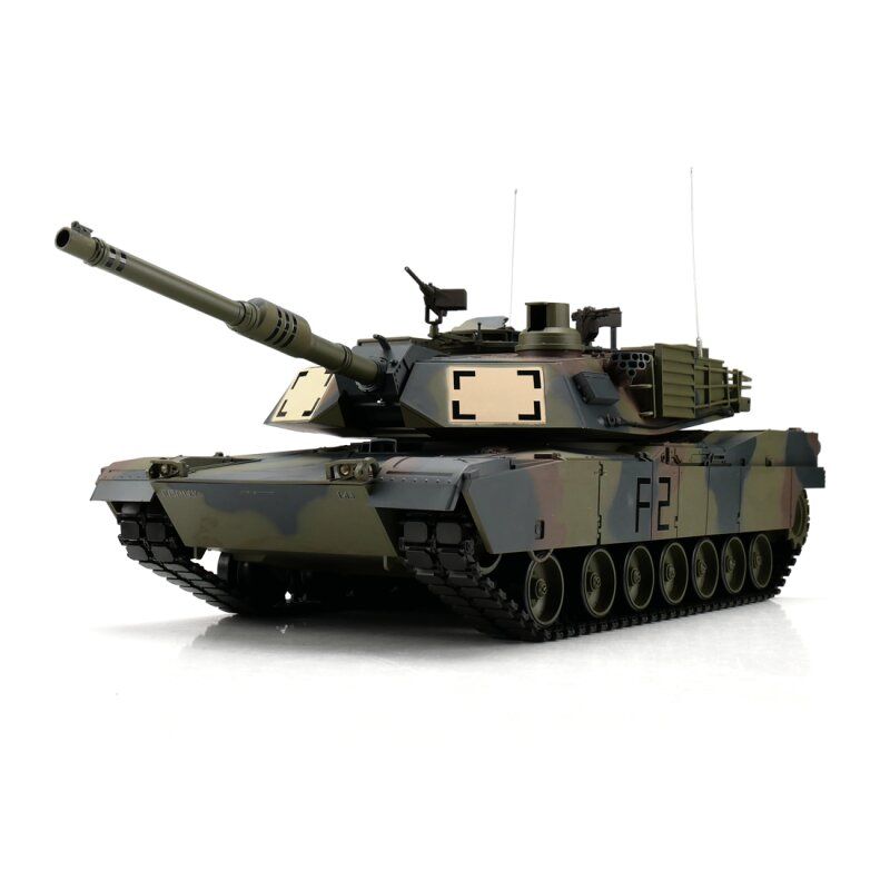1/16 RC M1A2 Abrams camouflage BB+IR | Ventedemodelisme.fr