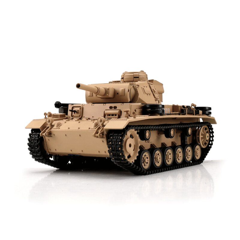 1/16 RC Panzer III Ausf. H sable BB+IR | Ventedemodelisme.fr