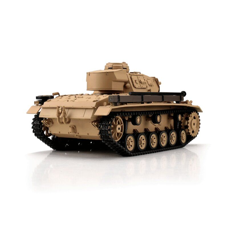1/16 RC Panzer III Ausf. H sable BB+IR | Ventedemodelisme.fr
