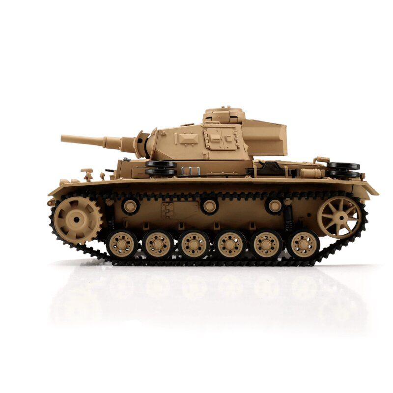 1/16 RC Panzer III Ausf. H sable BB+IR | Ventedemodelisme.fr