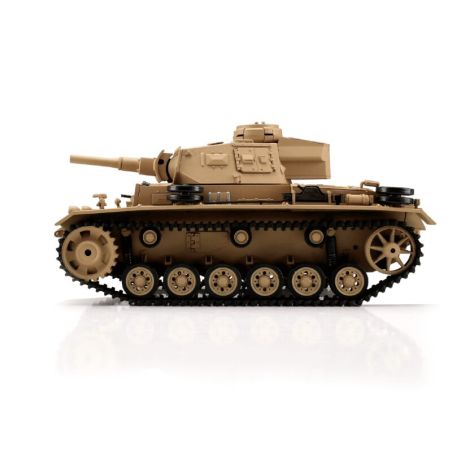 1/16 RC Panzer III Ausf. H sable BB+IR | Ventedemodelisme.fr