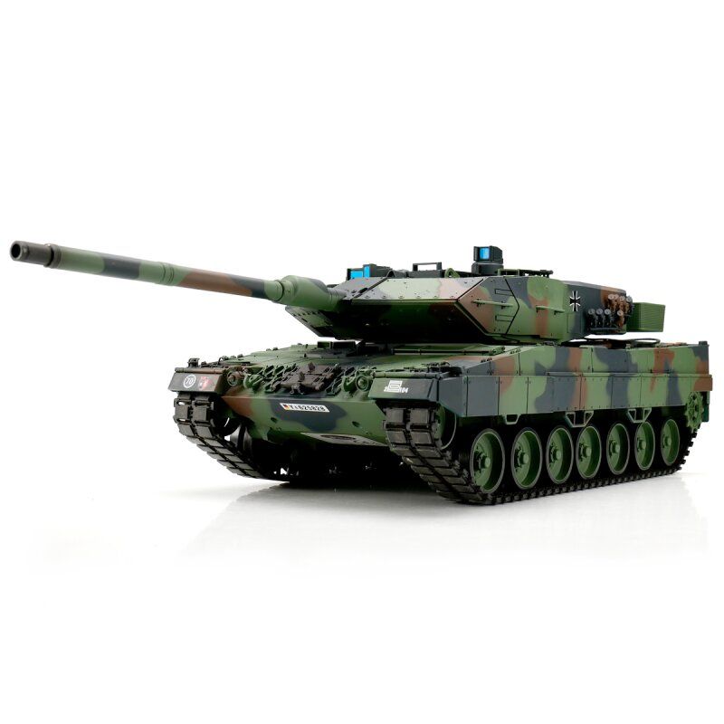 1/16 RC Leopard 2A6 flecktarn BB+IR | Ventedemodelisme.fr