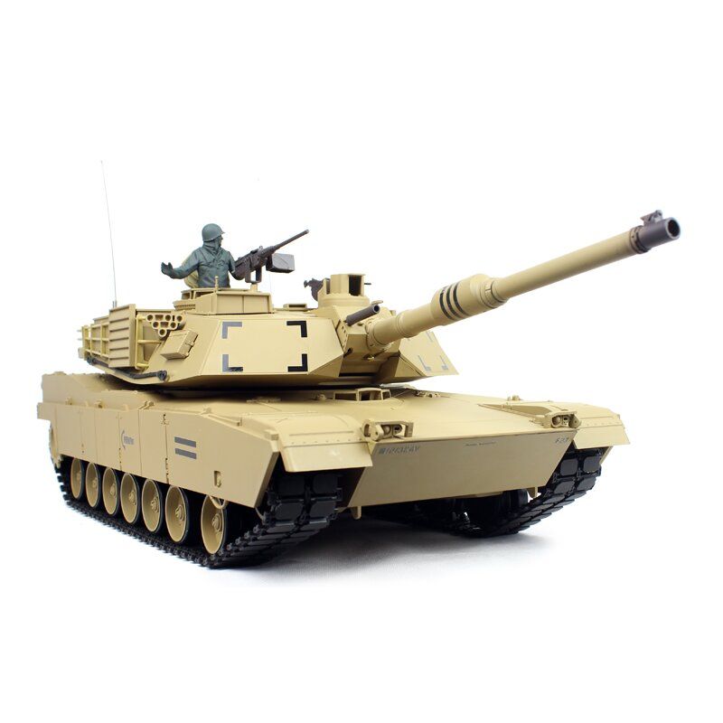 1/16 RC M1A2 Abrams sable BB+IR | Ventedemodelisme.fr