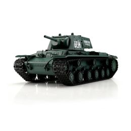 1/16 RC KV-1 vert BB+IR (chaînes métalliques) | Ventedemodelisme.fr