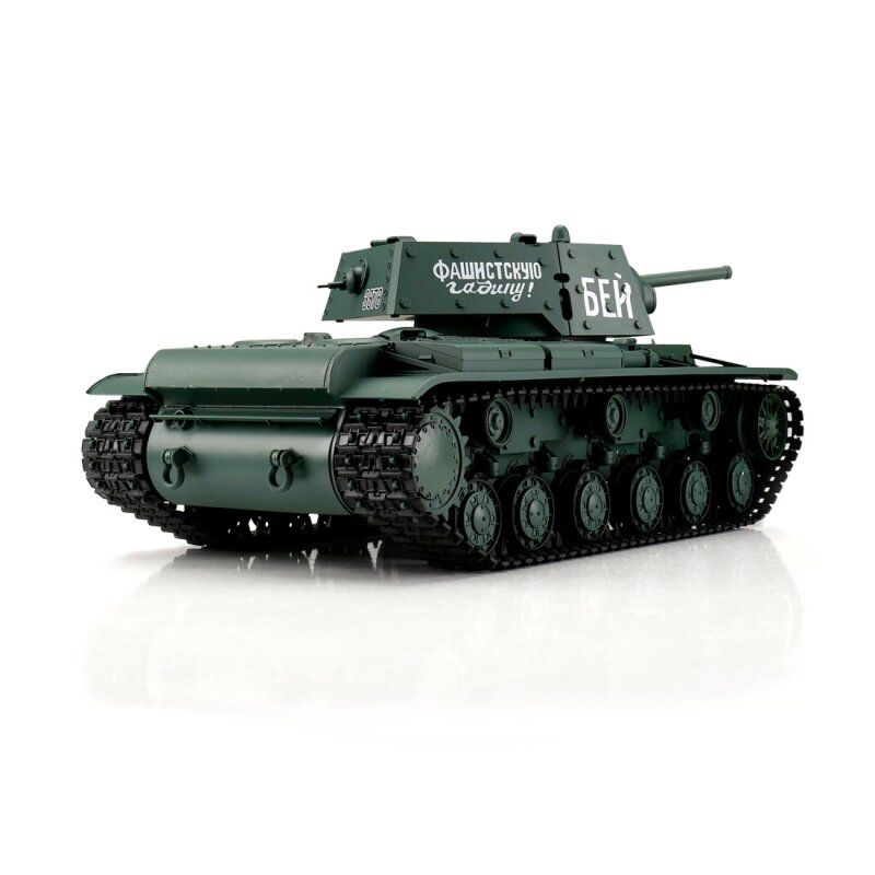 1/16 RC KV-1 vert BB+IR (chaînes métalliques)