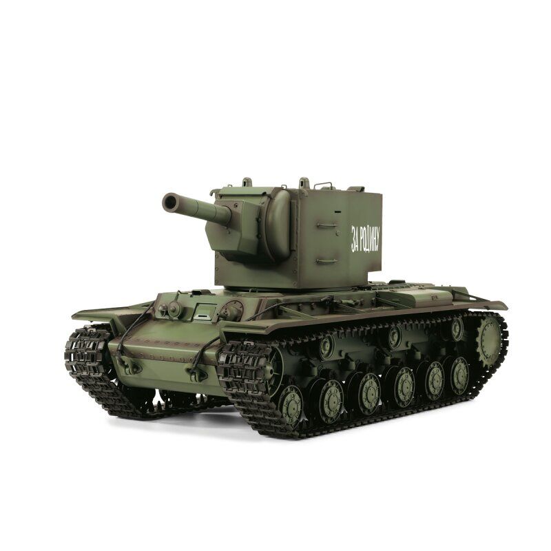 1/16 RC KV-2 vert BB+IR (chaînes métalliques) | Ventedemodelisme.fr