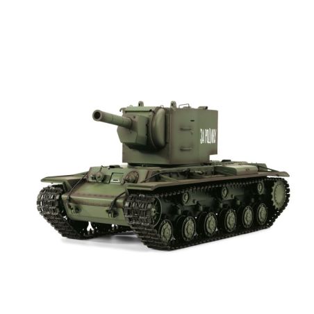 1/16 RC KV-2 vert BB+IR (chaînes métalliques)