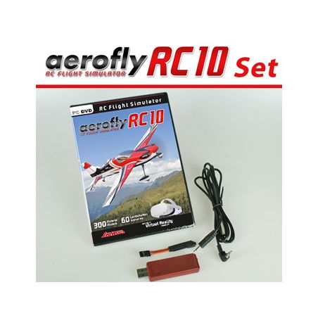 Aerofly RC 10 avec cordon Spektrum