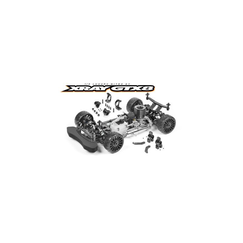 Kit Xray GTX Piste 1/8 GT Thermique - 2024 - XRAY - 350505
