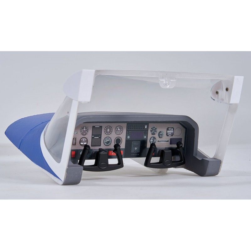 Avion cessna 182 1/7 Plane 1500mm Cessna PNP kit - Blue