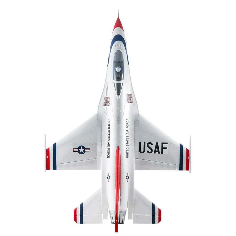 Avion rc 1/18 Jet 64mm EDF F-16 Fighting Falcon PNP - Blue Thunder