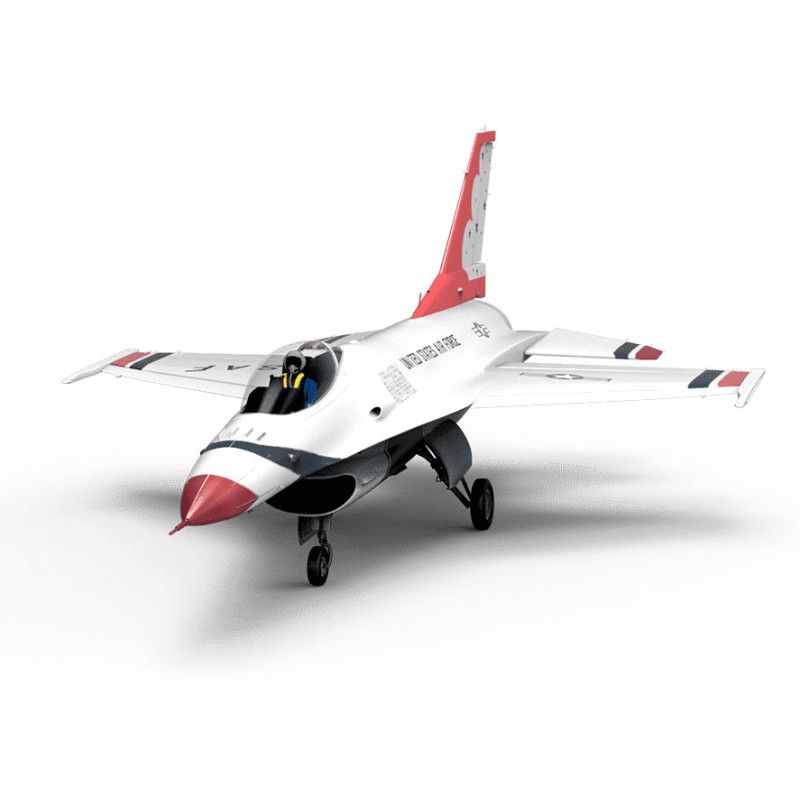 Avion rc 1/18 Jet 64mm EDF F-16 Fighting Falcon PNP - Blue Thunder