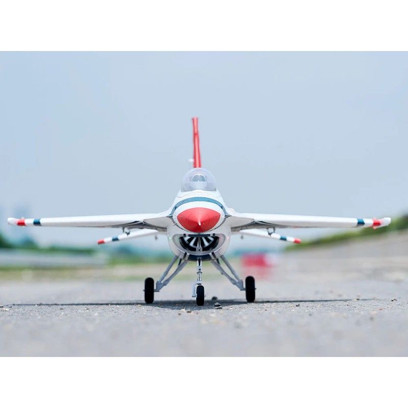 Avion rc 1/18 Jet 64mm EDF F-16 Fighting Falcon PNP - Blue Thunder