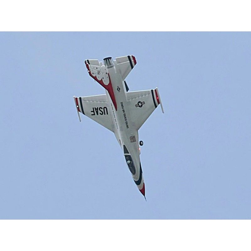 Avion rc 1/18 Jet 64mm EDF F-16 Fighting Falcon PNP - Blue Thunder