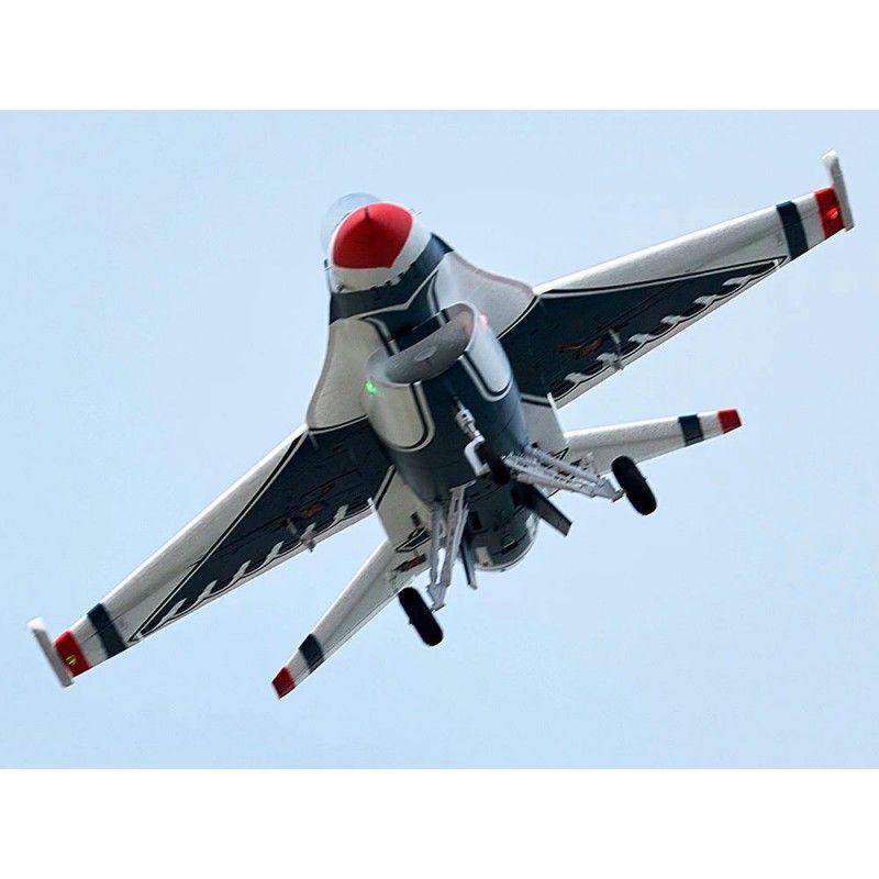 Avion rc 1/18 Jet 64mm EDF F-16 Fighting Falcon PNP - Blue Thunder