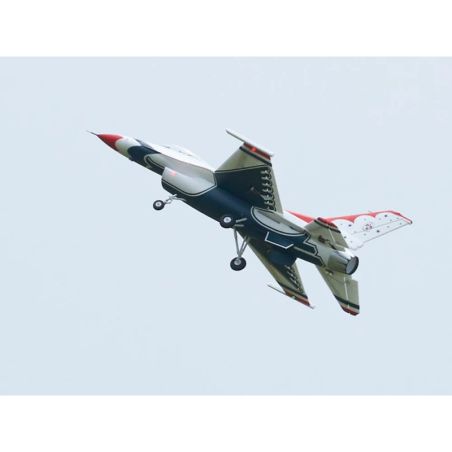 Avion rc 1/18 Jet 64mm EDF F-16 Fighting Falcon PNP - Blue Thunder