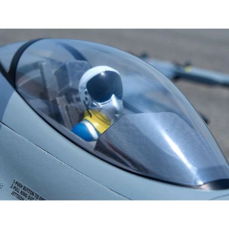Avion rc 1/18 Jet 64mm EDF F-16 Fighting Falcon PNP - Blue Thunder