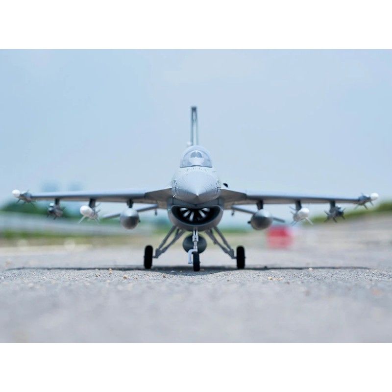 Avion rc 1/18 Jet 64mm EDF F-16 Fighting Falcon PNP - Grey