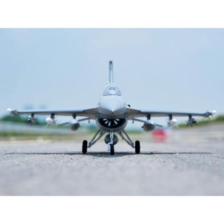 Avion rc 1/18 Jet 64mm EDF F-16 Fighting Falcon PNP - Grey