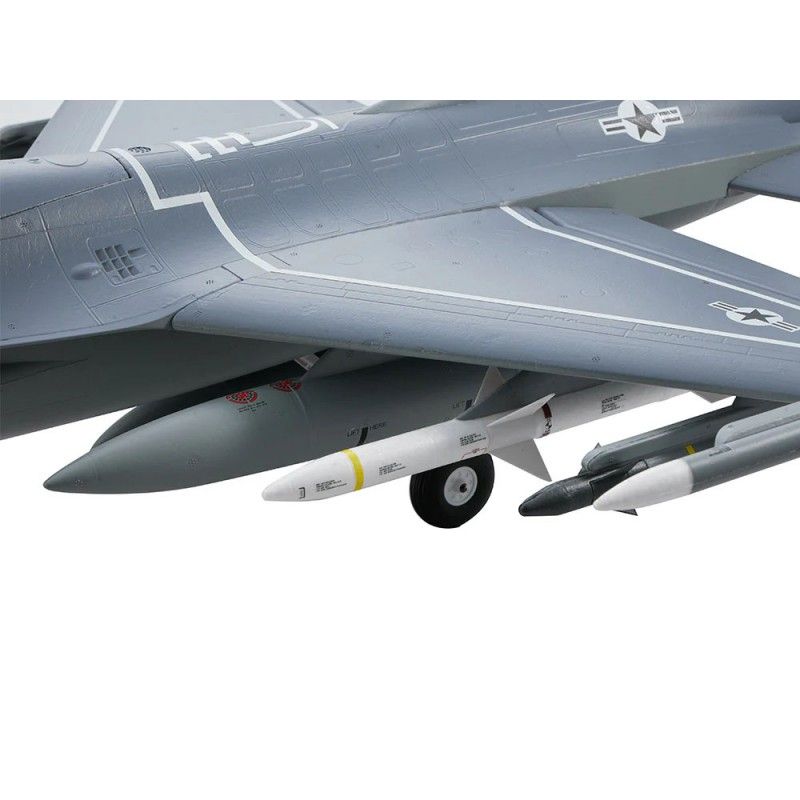 Avion rc 1/18 Jet 64mm EDF F-16 Fighting Falcon PNP - Grey