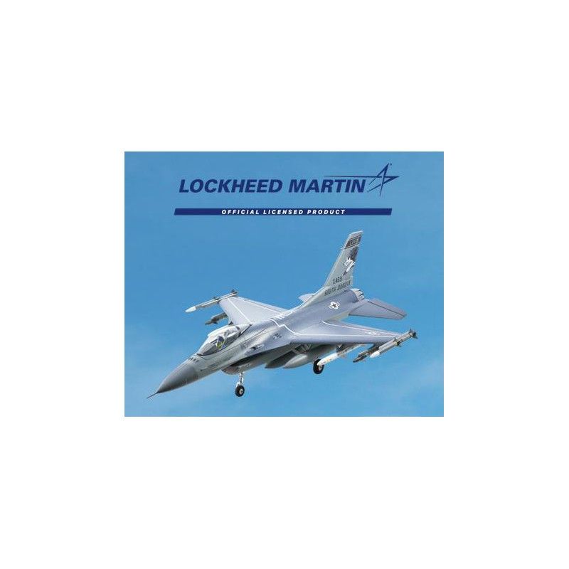 Avion rc 1/18 Jet 64mm EDF F-16 Fighting Falcon PNP - Grey