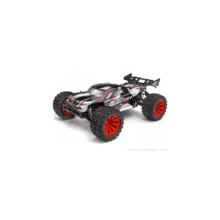 QUANTUM+ XT FLUX 4X4 1/10 ARGENT ROUGE | Ventedemodelisme.fr