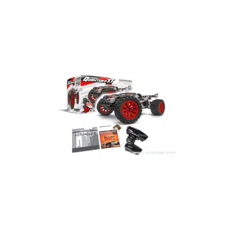 QUANTUM+ XT FLUX 4X4 1/10 ARGENT ROUGE | Ventedemodelisme.fr