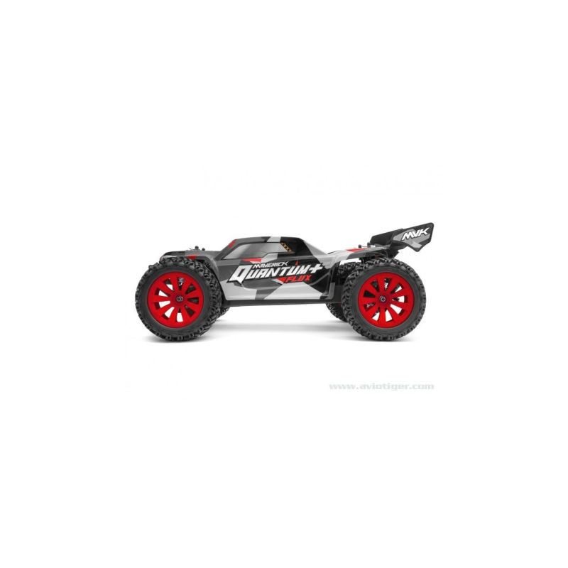 QUANTUM+ XT FLUX 4X4 1/10 ARGENT ROUGE | Ventedemodelisme.fr