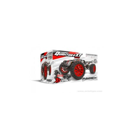 QUANTUM+ XT FLUX 4X4 1/10 ARGENT ROUGE | Ventedemodelisme.fr