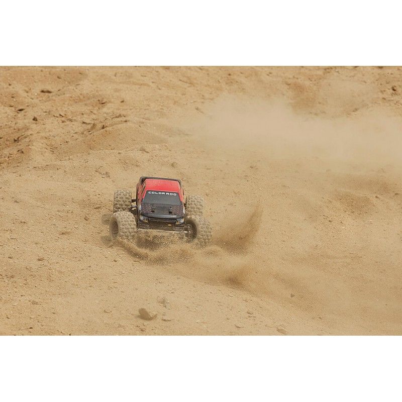 Chevrolet Colorado 1/18 Brushless monster truck RTR - Red