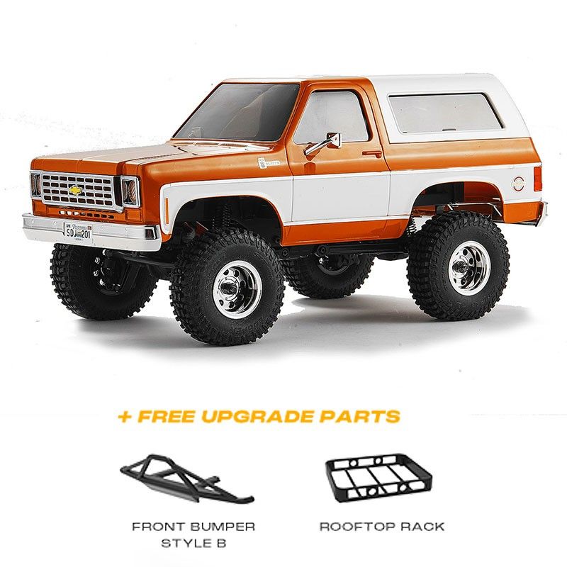 1/24 Chevrolet K5 blazer FCX24 Crawler RTR kit - Orange | Ventedemodelisme.fr