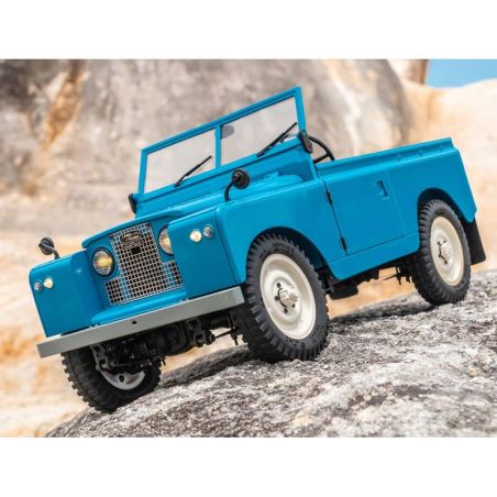 1/12 Land Rover Series II scaler RTR car kit - Blue | Ventedemodelisme.fr