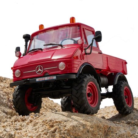 1/24 Unimog FCX24 crawler RTR car kit - Red | Ventedemodelisme.fr