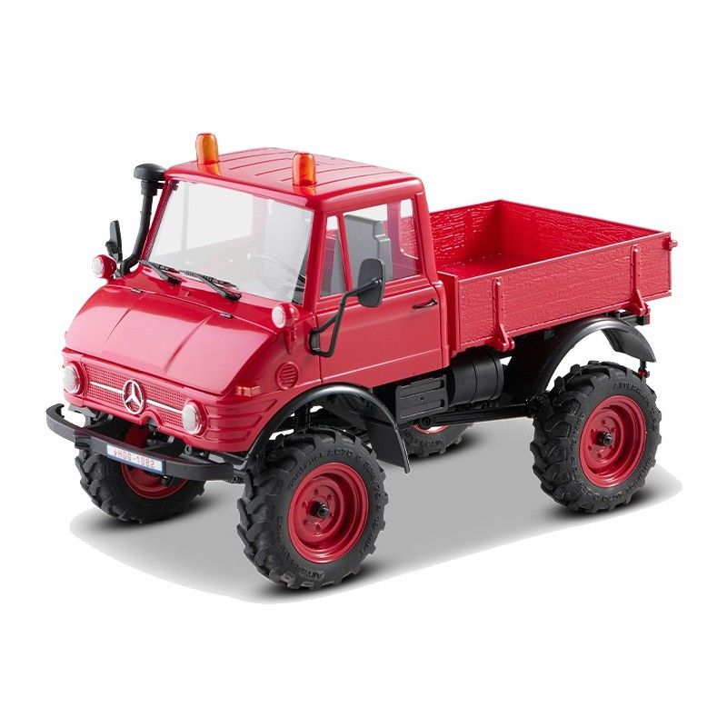 1/24 Unimog FCX24 crawler RTR car kit - Red | Ventedemodelisme.fr