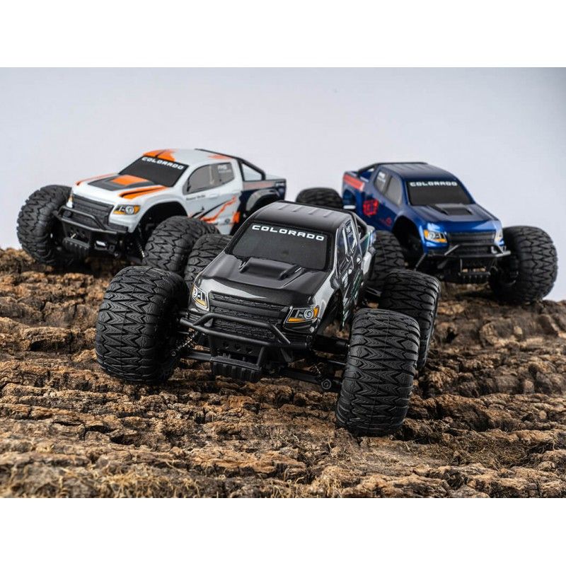 1/24 Chevrolet Colorado FMT24 Monster truck RTR car kit - White | Ventedemodelisme.fr