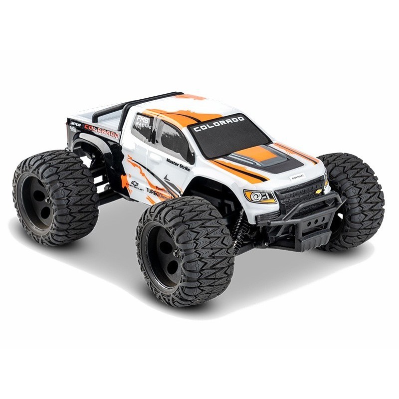 1/24 Chevrolet Colorado FMT24 Monster truck RTR car kit - White | Ventedemodelisme.fr