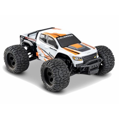 1/24 Chevrolet Colorado FMT24 Monster truck RTR car kit - White | Ventedemodelisme.fr