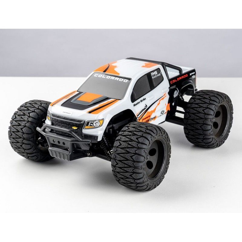 1/24 Chevrolet Colorado FMT24 Monster truck RTR car kit - White | Ventedemodelisme.fr