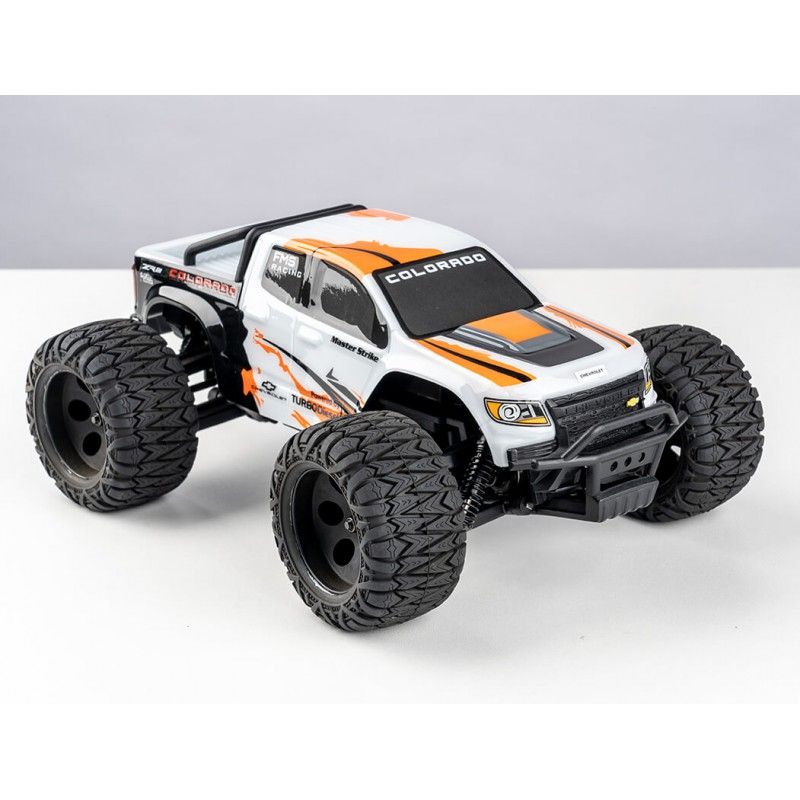 1/24 Chevrolet Colorado FMT24 Monster truck RTR car kit - White | Ventedemodelisme.fr